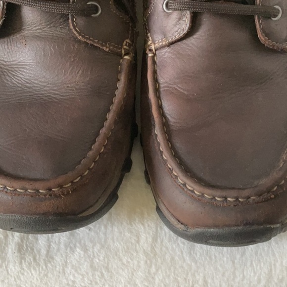 Rockport Brown real leather Moc-Toe Hiking Boots - Picture 3 of 5